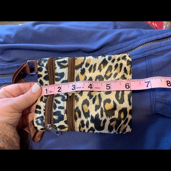 Black and Gray Leopard Print Mini Bag - Picture 3 of 4